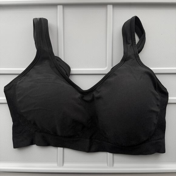 Shapermint Truekind Daily Comfort Wireless Shaper Bra Black XL - Picture 4 of 11